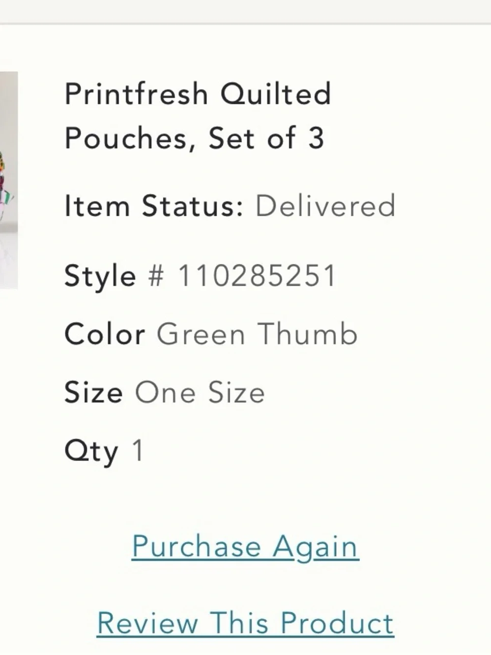 Anthropologie quilted cosmetic